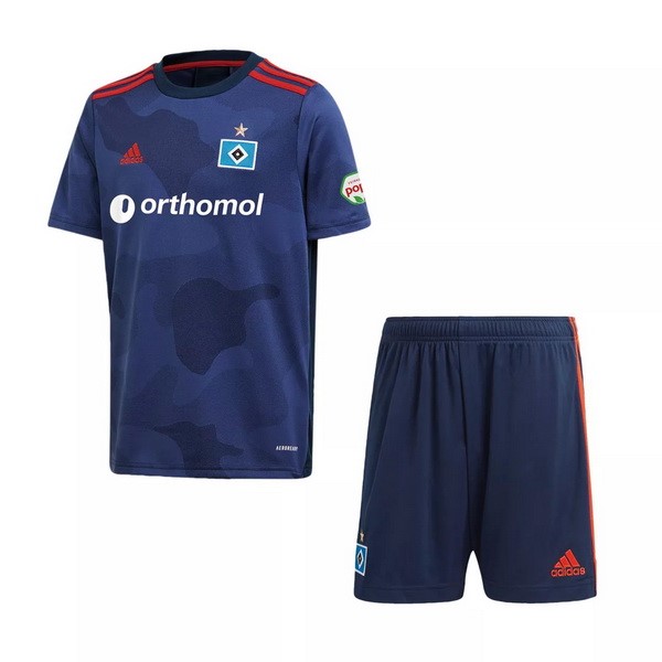 Camiseta Hamburgo S.V Segunda Equipación Niños 2020-2021 Azul